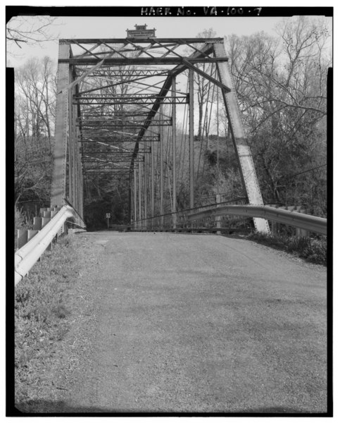 File:APPROACH FROM SOUTH SIDE, VIEW NORTH - Knightly Bridge, Spanning Middle River at State Route 778, Knightly, Augusta County, VA HAER VA,8-KNIGH.V,1-7.tif