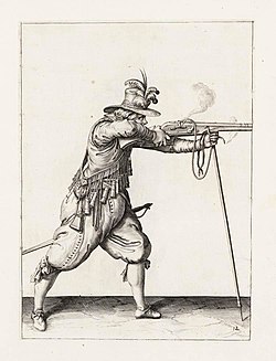 Musketeer with shouldered Musket, marching, 1700–1760, 40 mm Mould