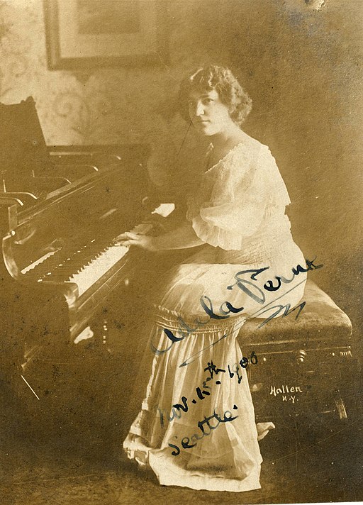 Adela Verne, concert pianist (SAYRE 9984)