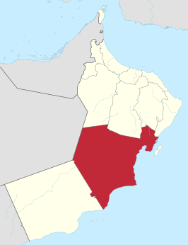 Kaart van Al Wusta