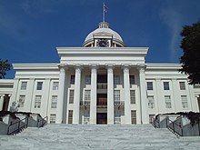 The Alabama State Capitol in Montgomery Alabama state capitol, Montgomery.jpg