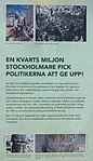 En kvarts miljon stockholmare fick politikerna att ge upp!