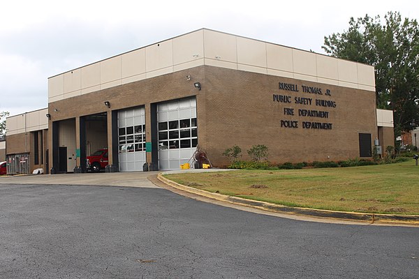 The Russell Thomas, Jr. Public Safety Building houses the Americus police and fire departments.