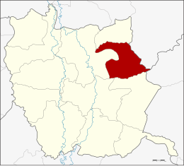 Distretto di Wang Sai Phun – Mappa