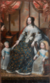 Anne of Austria and her sons, misidentified with Christine of France - Racconigi.png