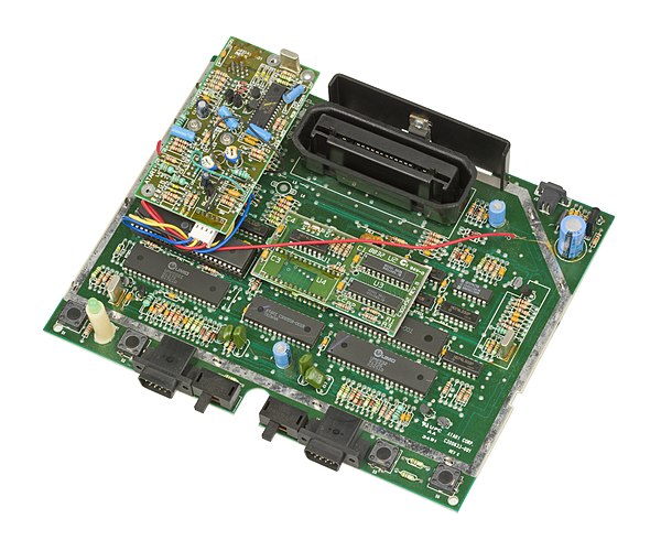 European motherboard modified by Atari to output RGB through a SCART connector