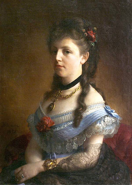 File:August Klemme Portrait Frau Henriette von Selslick.jpg