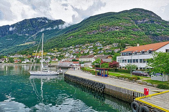 Aurlandsvangen i Sogn