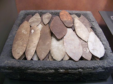 Aztec stone knives
