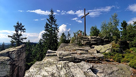 Rochers de Bílá skála (950 m).