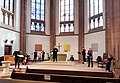 In einer Frankfurter Kirche: Eine Kantate von Bach wird geprobt.