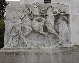 Lewis and Clark in 2008 BasRelief1ORCapitol.jpg