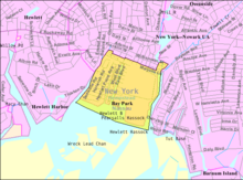 U.S. Census map of Bay Park. Bay-park-ny-map.png