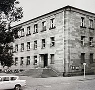Former “Haus der Kurzschrift”, home of Deutsches Schreibmaschinenmuseum (Bayreuth) (German typewriter museum) in Bayreuth in 1964