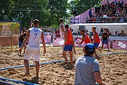 Deutsch: Beachhandball bei den Olympischen Jugendspielen 2018 in Buenos Aires; Tag 7, 13. Oktober 2018; Jungen, Halbfinale – Spanien-Kroatien 2:1 English: Beach handball at the 2018 Summer Youth Olympics in Buenos Aires at 13 October 2018 – Boys Semifinal – Spain-Croatia 2:1 Español: Handball de playa en los Juegos Olimpicos de la Juventud Buenos Aires 2018 en 13 de octubre de 2018 – Semifinales de chicos - España-Croacia 2:1