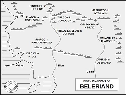 Featured image of post Mapa Completo Silmarillion El silmarillion es el cuerpo central de los textos narrativos de j r r