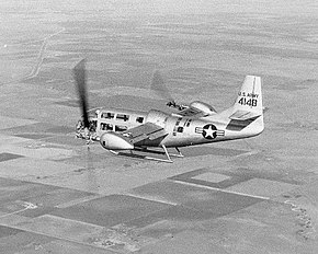 飛行試験中のベルXV-3（2号機）（1959年）