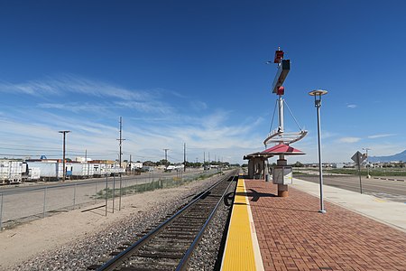 Bernalillo County International Sunport Rail Runner station, South Valley NM