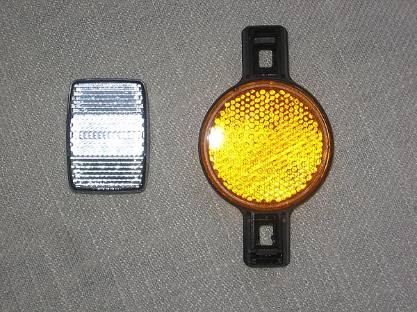 Bicycle retroreflectors