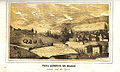 Vista general de Bilbao desde Las Tejeras. Galería Militar Contemporánea. Madrid 1846
