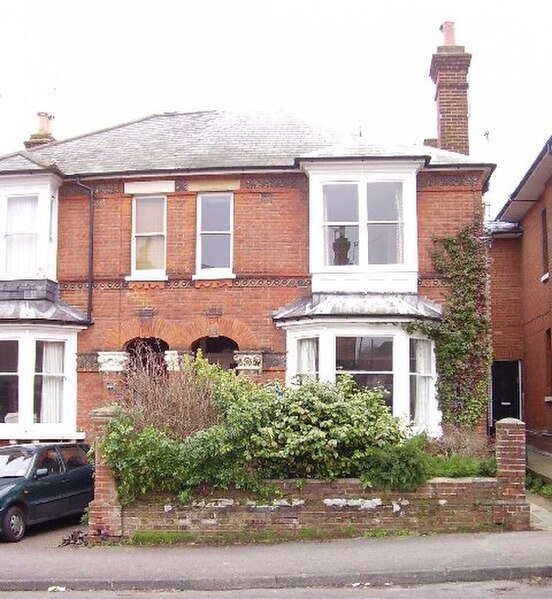 The house in Wathen Road, Dorking, Surrey, where Olivier was born in 1907