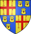 Brasão de armas Miles de Dormans, bispo de Beauvais.svg