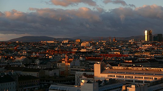 Blick über Wien