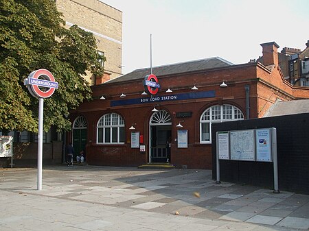 Bow Road stn building