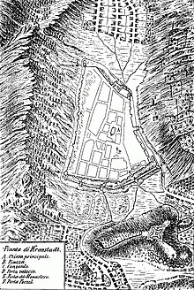 Mappa di Brașov di Giovanni Morando Visconti (1699)