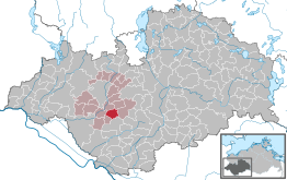 Kaart van Bresegard bei Picher