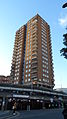 Theobald House, a residential tower block off Blackman Street, Brighton, East Sussex, seen in September 2013.