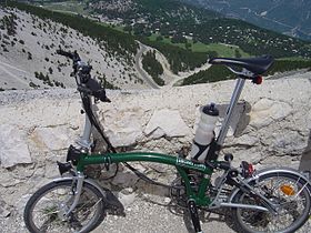 Brompton sykkelillustrasjon