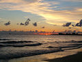 Polski: Wschód słońca na plaży w Gdańsku-Brzeźnie English: Sunrise at the beach in Brzezno Deutsch: Sonnenaufgang am Brösener Strand