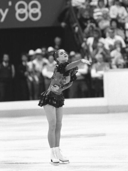 Katarina Witt won gold in women's figure skating