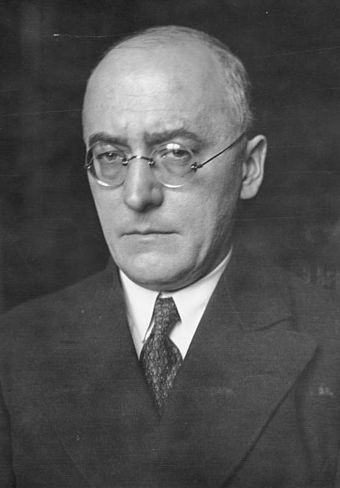 Heinrich Brüning, Chancellor of Germany (1930-1932).