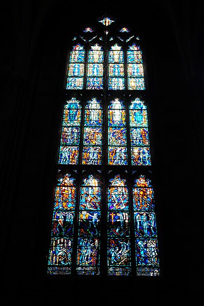 Stained glass at Princeton University Chapel