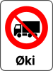 C72: No large goods vehicles zone [2]