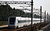 A CRH1 train on the Guangshen Railway in 2007