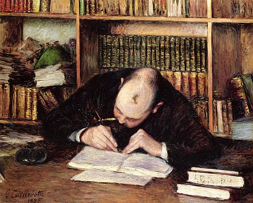 Caillebotte - Portrait of a Man Writing in His Study, 1885