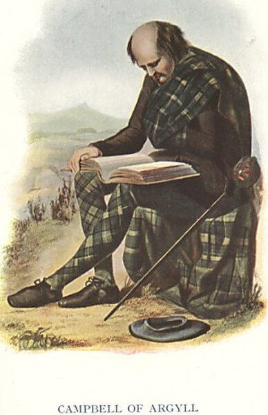 19th-century depiction of a Campbell of Argyll by R.R. McIan