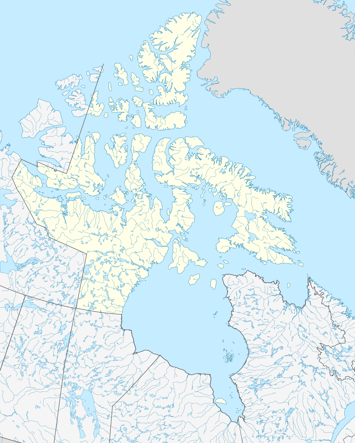 MapGrid/location map canada test page is located in Nunavut