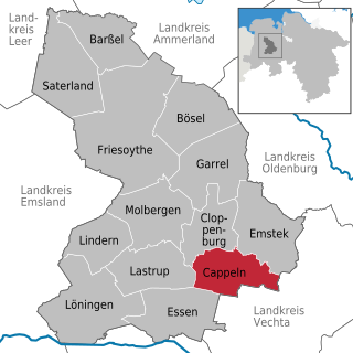 <span class="mw-page-title-main">Cappeln</span> Municipality in Lower Saxony, Germany