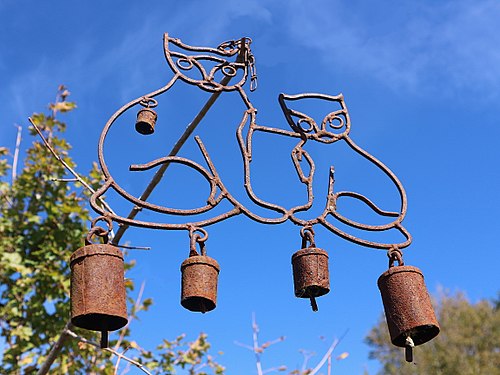 Rusty wind bells - Montese, Italy