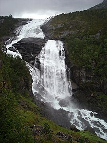 La cascade Nyastølsfossen.