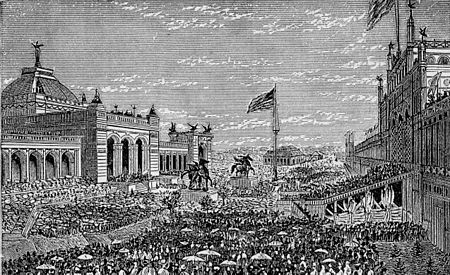 Centennial Exhibition, Opening Day