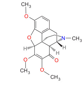 Chemical structure of cephasamine.