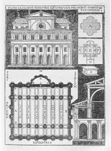 Cesare Cesariano, Basilika von Fano, Entwurf.jpg