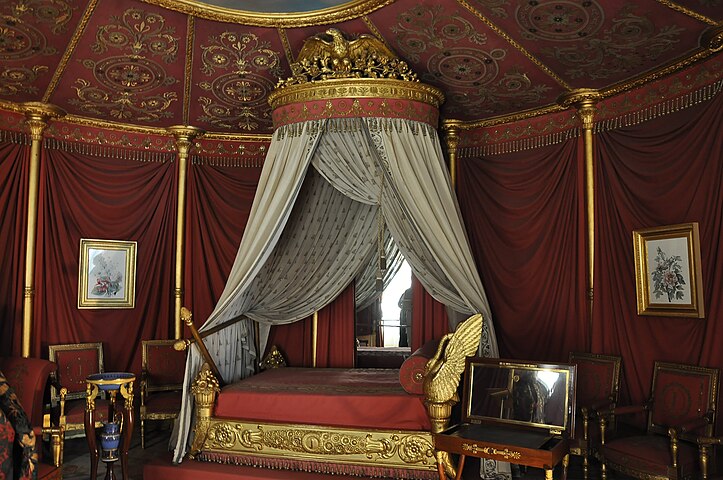 Empress Joséphine's bedroom at the Château de Malmaison