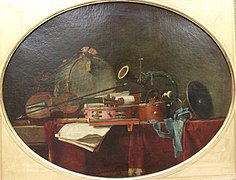 Jean Siméon Chardin : Attributs de la musique civile, 1767