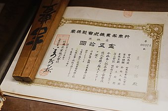 竹東製茶株式會社股票